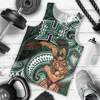 Hawaii Ikaika Warrior Football Men Tank Top Polynesian Tribal Tattoo - Polynesian Pride