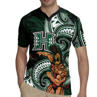 Hawaii Ikaika Warrior Football Rugby Jersey Polynesian Tribal Tattoo LT05 - Polynesian Pride