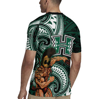 Hawaii Ikaika Warrior Football Rugby Jersey Polynesian Tribal Tattoo LT05 - Polynesian Pride