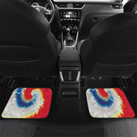 Samoa Car Mats Tie Dye Unique Style LT05 Set 2pcs - Back Colorful - Polynesian Pride