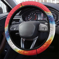 Samoa Steering Wheel Cover Tie Dye Unique Style LT05 - Polynesian Pride