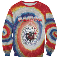 Samoa Sweatshirt Tie Dye Unique Style LT05 Unisex Colorful - Polynesian Pride