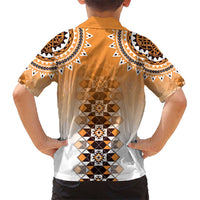 New Zealand Hawaiian Shirt Poutama Mix Orange Taniko Inspired Art LT05 - Polynesian Pride