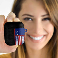 Samoa Flag AirPods Case Ula Fala With Samoan Siapo LT05 - Polynesian Pride