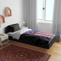 Samoa Flag Bedding Set Ula Fala With Samoan Siapo - Polynesian Pride