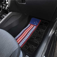 Samoa Flag Car Mats Ula Fala With Samoan Siapo LT05 - Polynesian Pride