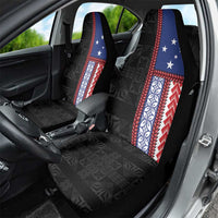 Samoa Flag Car Seat Cover Ula Fala With Samoan Siapo - Polynesian Pride