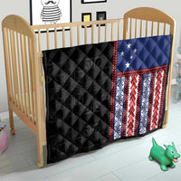 Samoa Flag Quilt Ula Fala With Samoan Siapo - Polynesian Pride