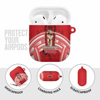 Tonga Rugby Mate Ma'a AirPods Case Tongan Pride Unique Style LT05 - Polynesian Pride