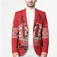 Custom Tonga Rugby Mate Ma'a Blazer Tongan Pride Unique Style - Polynesian Pride