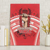 Tonga Rugby Mate Ma'a Canvas Wall Art Tongan Pride Unique Style - Polynesian Pride