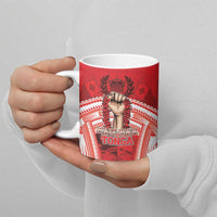 Custom Tonga Rugby Mate Ma'a Ceramic Mug Tongan Pride Unique Style - Polynesian Pride