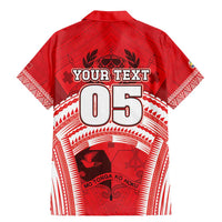 Custom Tonga Rugby Mate Ma'a Family Matching Mermaid Dress and Hawaiian Shirt Tongan Pride Unique Style - Polynesian Pride