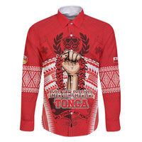 Custom Tonga Rugby Mate Ma'a Family Matching Off Shoulder Short Dress and Hawaiian Shirt Tongan Pride Unique Style - Polynesian Pride