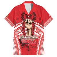 Custom Tonga Rugby Mate Ma'a Family Matching Tank Maxi Dress and Hawaiian Shirt Tongan Pride Unique Style - Polynesian Pride