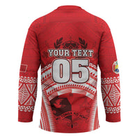 Custom Tonga Rugby Mate Ma'a Hockey Jersey Tongan Pride Unique Style LT05 - Polynesian Pride