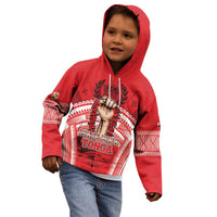Custom Tonga Rugby Mate Ma'a Kid Hoodie Tongan Pride Unique Style LT05 - Polynesian Pride