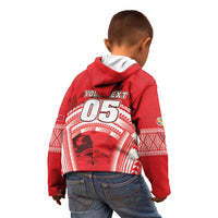 Custom Tonga Rugby Mate Ma'a Kid Hoodie Tongan Pride Unique Style LT05 - Polynesian Pride