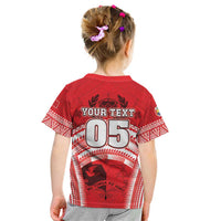 Custom Tonga Rugby Mate Ma'a Kid T Shirt Tongan Pride Unique Style LT05 - Polynesian Pride