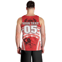 Custom Tonga Rugby Mate Ma'a Men Tank Top Tongan Pride Unique Style - Polynesian Pride