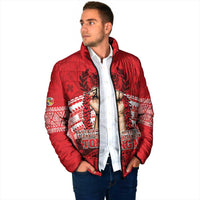 Custom Tonga Rugby Mate Ma'a Padded Jacket Tongan Pride Unique Style - Polynesian Pride