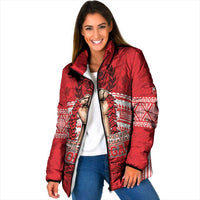 Custom Tonga Rugby Mate Ma'a Padded Jacket Tongan Pride Unique Style - Polynesian Pride