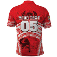 Custom Tonga Rugby Mate Ma'a Polo Shirt Tongan Pride Unique Style - Polynesian Pride