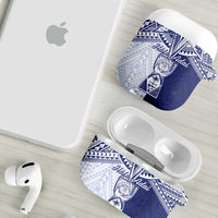Northern Mariana Islands And Guam AirPods Case Latte Stone With Tribal Pattern LT05 - Polynesian Pride