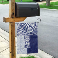 Northern Mariana Islands And Guam Garden Flag Latte Stone With Tribal Pattern LT05 - Polynesian Pride