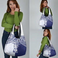 Northern Mariana Islands And Guam Grocery Bag Latte Stone With Tribal Pattern LT05 - Polynesian Pride