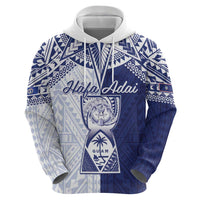 Personalised Northern Mariana Islands And Guam Hoodie Latte Stone With Tribal Pattern LT05 - Polynesian Pride