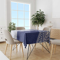 Northern Mariana Islands And Guam Tablecloth Latte Stone With Tribal Pattern LT05 - Polynesian Pride