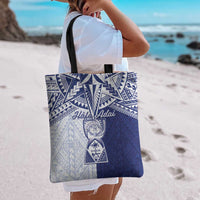 Northern Mariana Islands And Guam Tote Bag Latte Stone With Tribal Pattern LT05 - Polynesian Pride