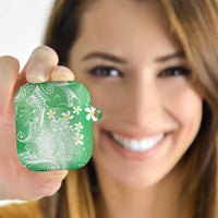 Polynesian Jellyfish AirPods Case With Plumeria Green LT05 - Polynesian Pride