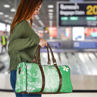 Polynesian Jellyfish Travel Bag With Plumeria Green LT05 - Polynesian Pride