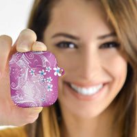 Polynesian Jellyfish AirPods Case With Plumeria Pink LT05 - Polynesian Pride