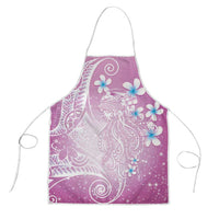 Polynesian Jellyfish Apron With Plumeria Pink LT05 Pink - Polynesian Pride