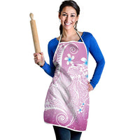 Polynesian Jellyfish Apron With Plumeria Pink LT05 - Polynesian Pride
