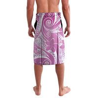 Polynesian Jellyfish Lavalava With Plumeria Pink LT05 - Polynesian Pride