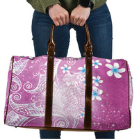 Polynesian Jellyfish Travel Bag With Plumeria Pink LT05 Pink - Polynesian Pride