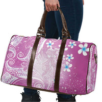 Polynesian Jellyfish Travel Bag With Plumeria Pink LT05 - Polynesian Pride