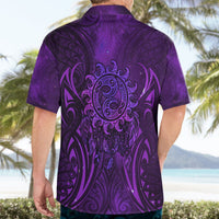 New Zealand Dream Catcher Hawaiian Shirt Maori Koru Pattern Purple Version LT05 - Polynesian Pride