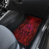 New Zealand Dream Catcher Car Mats Maori Koru Pattern Red Version LT05 - Polynesian Pride