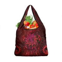 New Zealand Dream Catcher Grocery Bag Maori Koru Pattern Red Version LT05 1-pack One Size Red - Polynesian Pride