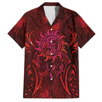 New Zealand Dream Catcher Hawaiian Shirt Maori Koru Pattern Red Version LT05 Red - Polynesian Pride