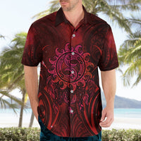 New Zealand Dream Catcher Hawaiian Shirt Maori Koru Pattern Red Version LT05 - Polynesian Pride
