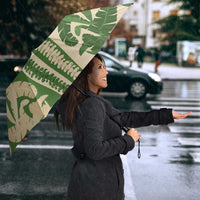 Hawaii Pua Kenikeni Lei Umbrella With Lau Maia Green LT05 - Polynesian Pride