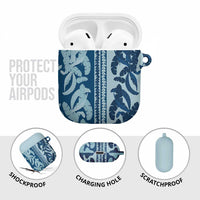 Hawaii Pua Kenikeni Lei AirPods Case With Lau Maia Royal Blue LT05 - Polynesian Pride