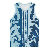 Hawaii Pua Kenikeni Lei Basketball Jersey With Lau Maia Royal Blue LT05 Unisex Blue - Polynesian Pride