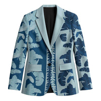 Hawaii Pua Kenikeni Lei Blazer With Lau Maia Royal Blue LT05 Unisex Blue - Polynesian Pride